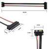 Picture of Slimline Sata 13 Pin Male to 22 Pin Sata Female Cable Adapter,Slimline Serial ATA 7+6 Pin to SATA 7+15 Pin Extension Connector for 2.5” HDD,SSD and Laptop CD-ROM - 2PCS 30cm…