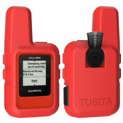 Picture of TUSITA Silicone Case Compatible with Garmin inReach Mini 2 - Red