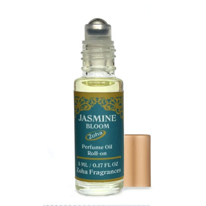 Picture of Zoha|Jasmine Bloom Perfume Oil |Alcohol Free Long Lasting Jasmine Perfume for Women and Men|Hypoallergenic Travel Size Jasmine Oil Roll On Perfume