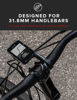 Picture of Night Provision GPX Series Bike Computer Mount, Bicycle Mount for Garmin Edge 25 130 200 500 510 520 530 800 810 820 830 GPS Computer, Out Front 31.8mm Handlebar, Quarter Turn & Twist