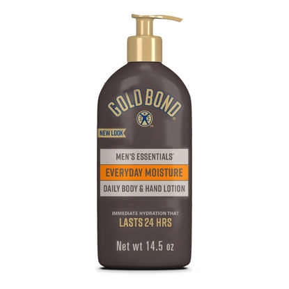 Picture of Gold Bond Men's Essentials Everyday Moisture Daily Body & Hand Lotion, 14.5 oz., With Vitamin C