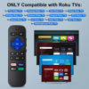 Picture of 【Pack of 2】 Replacement for Roku-TV-Remote, Compatible for TCL Roku/Hisense Roku/Onn Roku/Sharp Roku Series Smart TVs (Not for Roku Stick and Box)