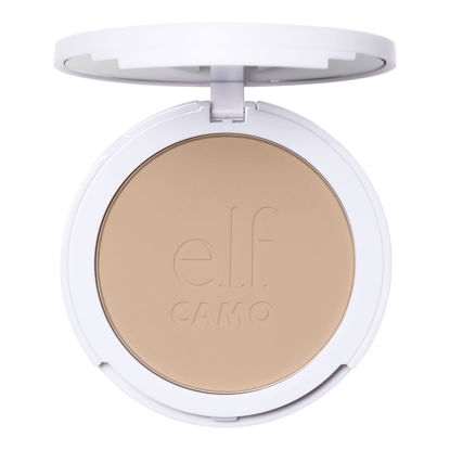 Picture of e.l.f. Camo Powder Foundation, Lightweight, Primer-Infused Buildable & Long-Lasting Medium-to-Full Coverage Foundation, Light 205 N