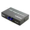 Picture of PASOW VGA 2 in 1 Out 2 Port VGA Switch Press Button Two Way VGA Vedio Switch for PC TV Monitor -Black