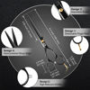 Picture of Hair Cutting Scissors, CIICII 6.5 Inch Professional Hair Scissors Set (Hair Cutting Shears Beard Trimming Grooming Haircut Kit) Right Left Handed Barber Scissors for Home Salon DIY Hairdressing
