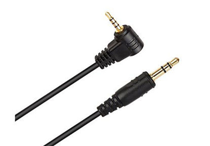 Picture of Foto&Tech Remote Cable 2.5MM Compatible with PocketWizard Plus III Plus II Plus MultiMAX Transceiver Miops Mobile Dongle&Panasonic DMC-G7 G85 /G9 GH5/FZ300 FZ150 FZ2500/FZ2000/G10 G3 G5 G6 GF6 GH4 GX7
