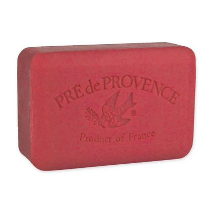 Picture of Pre de Provence Artisanal Soap Bar, Enriched with Organic Shea Butter, Natural French Skincare, Quad Milled for Rich Smooth Lather, Raspberry, 8.8 Ounce