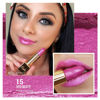 Picture of Oulac Metallic Shine Purple Pink Lipstick for Women, High Impact Lipcolor with Moisturizing Creamy Formula, Vegan & Cruelty-Free, Full-Coverage Lip Color 4.3 g/0.15 oz (Velocity(15))