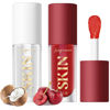 Picture of LANGMANNI Moisturizing Lip Oil,No-Sticky Lip Gloss Lip Balm Lip Care,Fruit Flavoured Lip Oil For Dry Lip's Moisturizing Hydrating And Nourishing ((Cherry+Coco))