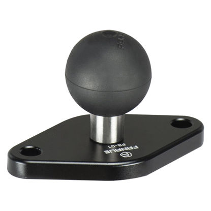 Picture of FANAUE Diamond Mount Base Compatible RAM Mount B Size 1" Ball Double Socket Arm, Center Distance Between Two Mounting Holes is 1.912'', Meets Industry Standard AMPS Hole Pattern,Made of Aluminum Alloy