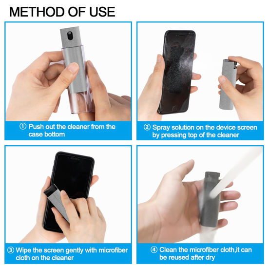 GetUSCart- Screen Cleaner Touchscreen Mist Spray, walrfid Cleaning Kit ...