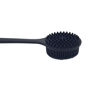 Picture of DNC Back Scrubber for Shower Soft Silicone Bath Body Brush with Long Handle, BPA-Free, Hypoallergenic (Black)