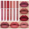 Picture of BestLand 6Pcs Matte Liquid Lipstick Makeup Set, Matte liquid Long-Lasting Wear Non-Stick Cup Not Fade Waterproof Lip Gloss (Set C)