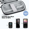Picture of AGPTEK MP3 MP4 Player Case, Portable Music Player Case with Metal Carabiner Clip for iPod Nano, iPod Shuffle, Sandisk Music Player/Sony NW-A45 /B Walkman and Others