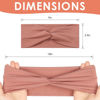 Picture of 12 Pcs Stretchy Headbands for Women, Absorbed Sport Headband Soft Twist Knotted Headbands for Daily Life Yoga