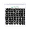 Picture of Lash Clusters,96 Pcs Cluster Lashes D Curl 14mm DIY Lash Extensions Eyelash Clusters,KEYYOU Volume Wispy Individual Lashes Soft&Comfortable Easy DIY at Home(Y05,D-14mm)