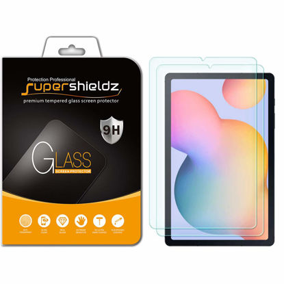 Picture of Supershieldz (2 Pack) Designed for Samsung Galaxy Tab S6 Lite 10.4 inch (2022/2020) Screen Protector, (Tempered Glass) Anti Scratch, Bubble Free