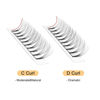Picture of Volume Lash Extensions 6D 0.07mm D Curl 10mm Short Stem Premade Fans Soft|Optinal 3D|4D|5D|6D|7D|8D 0.07/0.10mm C/D 8-20mm Mix-9-16mm 12-15mm 8-15mm|(6D 0.07D 10mm)