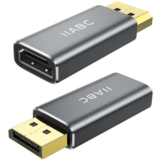GetUSCart IIABC Displayport to HDMI Adapter 2Pack 4K 24K Gold