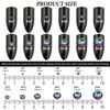 Picture of Flatback Rhinestones Non Hotfix Rhinestones for Crafts Glass Nail rhinestones Nail Gems Crystals Rhinestones for Makeup Bags Shoes Decoration DIY(SS20,1440pcs,Green Flame)