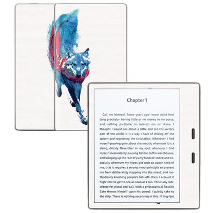 Picture of MightySkins Skin Compatible with Amazon Kindle Oasis 7" (9th Gen) - Fire and Ice | Protective, Durable, and Unique Vinyl Decal wrap Cover | Easy to Apply, Remove, and Change Styles | Made in The USA