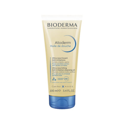 Picture of Bioderma - Atoderm - Shower Oil - Moisturizing and Nourishing Body and Face Wash - for Family with Very Dry Sensitive Skin 3.33 Fl Oz