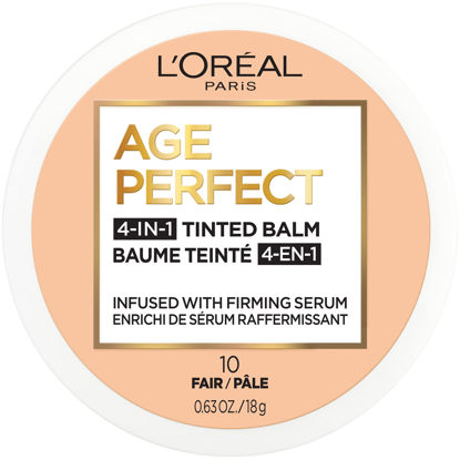 Picture of L’Oréal Paris Age Perfect 4-in-1 Tinted Face Balm Foundation with Firming Serum, Fair 10, 0.61 Ounce
