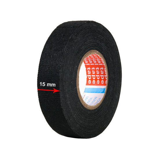 1 Roll 15/25M Wire Harness Tape Cloth Fabric Adhesive Heat-resistant