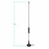Picture of Bingfu Universal Car Stereo Antenna Car FM AM Radio Antenna Magnetic Base Car Radio Antenna Aerial for Vehicle Truck SUV Truck RV Marine Boat Car Stereo Audio Radio Head Unit CD Media Receiver Player