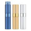 Picture of LISAPACK 8ML Atomizer Perfume Spray Bottle for Travel (3 PCS) Empty Cologne Dispenser, Portable Sprayer (Gold, Silver, Blue)
