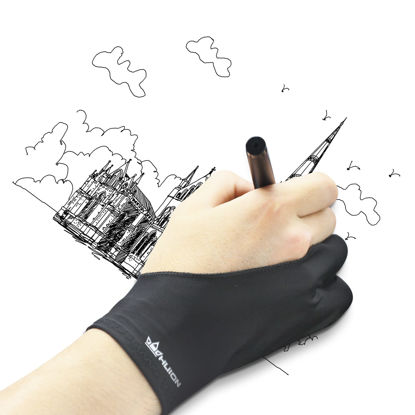Huion Artist Glove for Drawing Tablet (1 Unit of Free size, Good for Right Hand