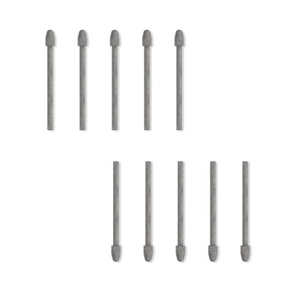 Picture of HUION 10 Pack Upgraded Replacement Felt Nibs PN05F Compatible with Pen Stylus PW517 for Drawing Tablets KD200, Kamvas 12, Kamvas 13, Kamvas 22, Kamvas 22 Plus, Kamvas Pro 16 Plus 4K, Kamvas Pro 24 4K