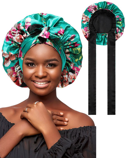 Silk hair wraps for shop curly hair