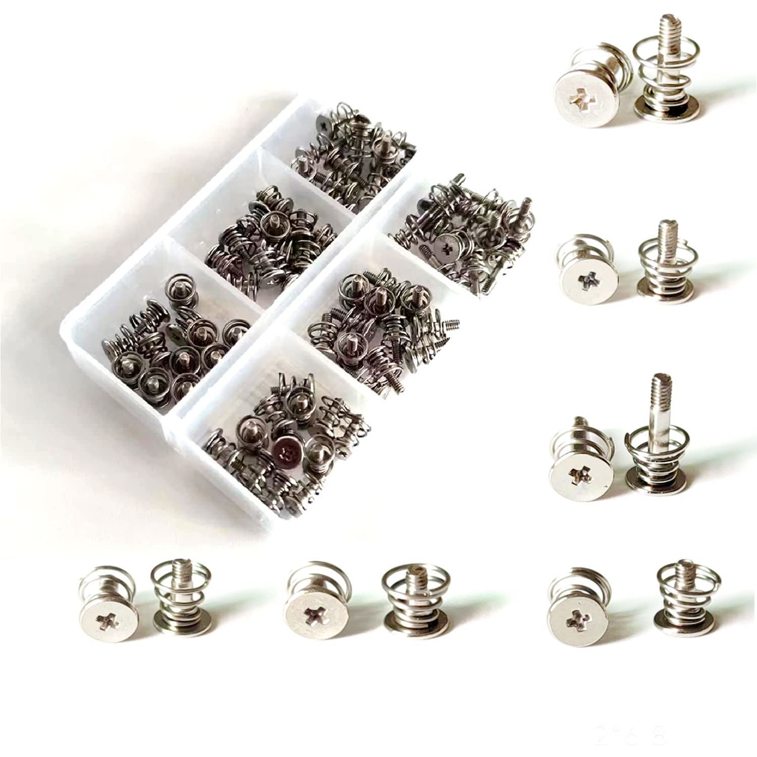GetUSCart- Easycargo 72pcs M2.5 Graphic Card Heatsink Screw Mounting ...