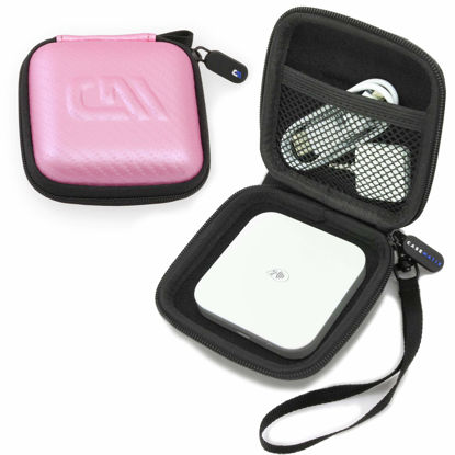 Picture of CASEMATIX Carry Case Compatible with Square Contactless and Chip Reader Portable Credit Card Scanner - Pink Case Only