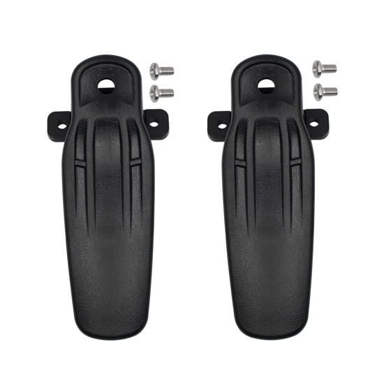 Picture of 2PC KBH-11 Belt Clip for Kenwood NX-5200 NX-5300 NX-5400 TK3180 TK2180 TK-5220 tk5320 nx-200g nx5200 Portable Radios