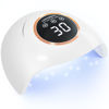 Picture of LadyMisty 72W UV LED Nail Lamp Light Dryer for Nails Gel Polish with 18 Beads 3 Timer Setting & LCD Touch Display Screen, Auto Sensor, Professional Nails, White