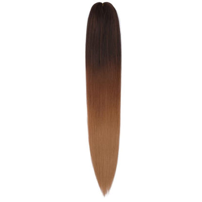 Picture of Dosso Beauty Pre-stretched Hypoallergenic Braiding Hair (28", #1B/30/27)