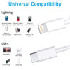 Picture of RCTech USB C to Lightning Cable 3Pack 3FT [MFi Certified] iPhone Fast Charger Cable USB-C Power Delivery Charging Cord for iPhone 13/12/12 PRO Max/12 Mini/11/11PRO/XS/Max/XR/X/8/8Plus/iPad, White