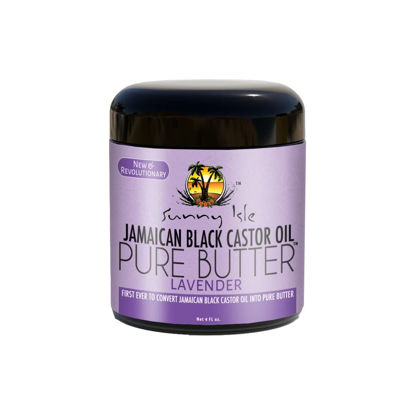 Picture of Sunny Isle Jamaican Black Castor Oil Pure Butter Lavender, Brown, 4 Fluid Ounce