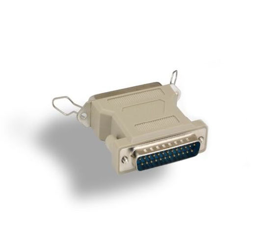 Picture of KENTEK DB25 25 Pin Male to CN36 36 Pin Female, Male to Female M/F Molded Centronics Parallel Printer Adapter Changer Coupler RS-232 SCSI