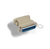 Picture of KENTEK DB25 25 Pin Male to CN36 36 Pin Female, Male to Female M/F Molded Centronics Parallel Printer Adapter Changer Coupler RS-232 SCSI