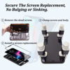 Picture of Phone Repair Clamp 4pcs, Adjustable Fastening Clamp Clip, iPhone Clip Holder, Frame Clamp Tool for iPad MacBook Tablet LCD iPhone Screen Replacement, Screen Repair Clamp with Rubber Pad