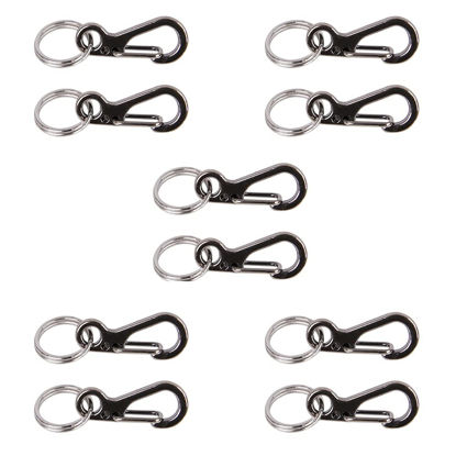 Picture of Foto&Tech Small Quick Release Adapter Clip for Camera with Round Lugs for Camera Strap, 33lb Breaking Force (5 Set, Gray)