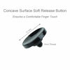 Picture of Foto&Tech BK Soft Shutter Release Button Compatible with Fuji X-T20 X-T10 X-T3 X-T2 X-PRO2 X-PRO1 X100F X100T X100S X30 X-E2S X-E3 X-E2/Sony RX1R II RX10 IV III II/Lecia M10 M9/Nikon Df F3 (2PC)