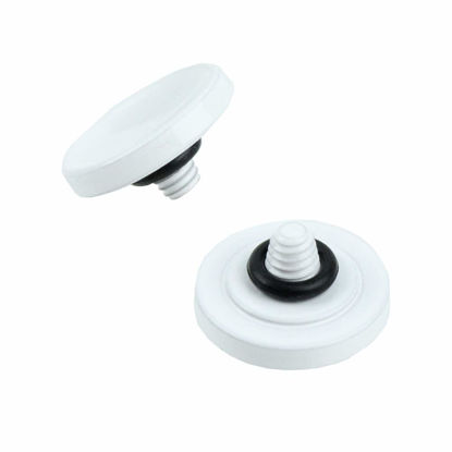 Picture of Foto&Tech Soft Shutter Release Button Compatible with Fuji X-T20 X-T10 X-T3 X-T2 X-PRO2 X-PRO1 X100F X100T X100S X30 X-E2S, Sony RX1RII RX10 IV III II, Lecia M10 M9, Nikon Df F3 (2 Pieces, White)