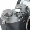 Picture of Foto&Tech Soft Shutter Release Button Compatible with Fuji X-T20 X-T10 X-T3 X-T2 X-PRO2 X-PRO1 X100F X100T X100S X30 X-E2S, Sony RX1RII RX10 IV III II, Lecia M10 M9, Nikon Df F3 (2 Pieces, White)