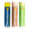 Picture of Dermatone Lip Balm SPF 30 | Moisturizing | Formulated Therapy to Soothe & Replenish (Variety Pack, Green Tea, Coconut, Medicated Lip Balm, 0.15 Oz Pack of 3)