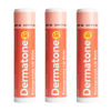 Picture of Dermatone Lip Balm SPF 30 | Moisturizing | Formulated Therapy to Soothe & Replenish Chapped & Cracked Lips (Pomegranate Lip Balm, 0.15 Oz Pack of 3)