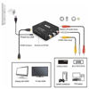 Picture of Amtake RCA to HDMI Converter, 1080P RCA Composite CVBS AV to HDMI Video Audio Converter Adapter Compatible with N64 Wii PS2 Xbox VHS VCR Camera DVD, Support PAL/NTSC with HDMI and USB Power Cable